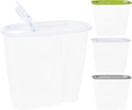 Doza s pokrovom 1,5l, pvc transp.
