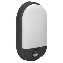 Svetilka LED zunanja s senzorjem OPAL NEFRYT ČRNA 15W 1100lm IP54