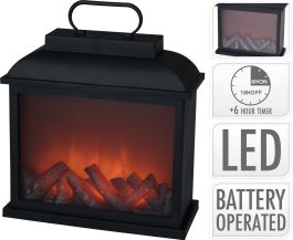 Lanterna - kamin led 30 cm, koo.