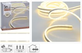 Lučke led svetlobni  trak toplo bela 5 m, IP44, Koo.