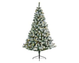 Smreka novoletna zasnežena 240 cm z 460 lučkami, Imperial, Kaem.