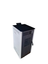 Toplozračni kamin na pelete SM STANDARD 10 kW,  bel; 3-10 Kw