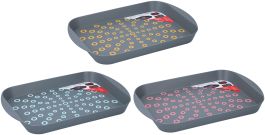 Pladenj servirni anti slip 29,5x44x4,5cm, razl. dekorji 
