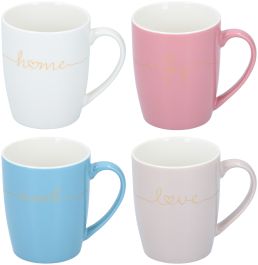 Lonček Mug  8,5xH10,2cm 350ml new Bone porcelan (