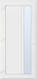 Vrata vhodna Malaga, 980x2080mm, leva, PVC bela 