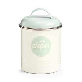 Doza kovinska Sugar, krem/mint
