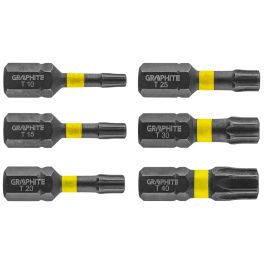 Set vijačnik nastavkov torx 6/1-delni/25mm, TX10/15/20/25/30/40, impact 56-541 - NEO