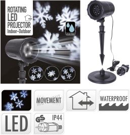 Projektor led snežinke,  IP44
