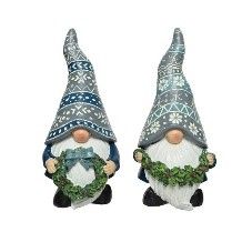 Figura okrasna božiček moder, 13 cm, Kaem.