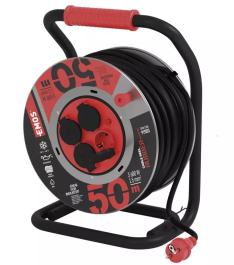 Roleta Kabelska kovinska 4V 50m 3x1,5mm GUMA IP44