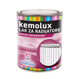 Lak emajl Kemolux za radiatorje beli 0,2 L
