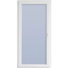 Okno PVC JEWE 58x118cm, levo, belo, 6 komorno, steklo 1,1K, odpiranje in nagib 