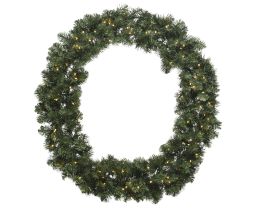 Venček zelen z led lučkami Imerial, 35 cm, Kaem.