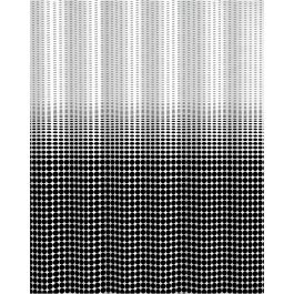 Zavesa za tuš + kljukice IPNOSI 180x200, GEDY 