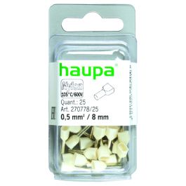 Votlica - tulec dvojni 0,5mm2/8mm 25/1 Haupa