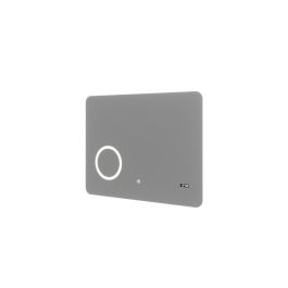 Ogledalo 80x60X2,9cm LED (stikalo na dotik, povečevalnik, ura) SAVINI 