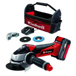 SET AKU. ORODJA TE-AG 18/115 Li Kit (1x4.0Ah) BRUSILNIK KOTNI + - EINHELL