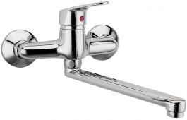 PIPA KUHINJSKA ZIDNA SMILE  KROM L=220MM 