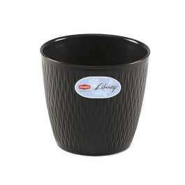 Lonec cvetlični Liberty fi 30 x H27 graphite, Stef.