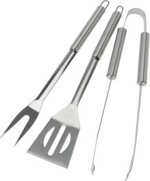 Set za žar 3-delni inox, Koop.