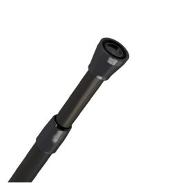 Tirnica za kad zaveso 135-250 cm alu črna, TENDANCE