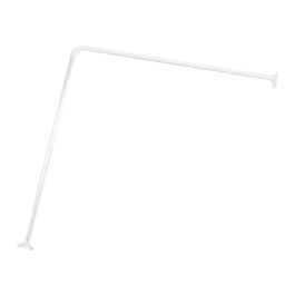Tirnica za kad zaveso 80-80 cm alu bela, TENDANCE