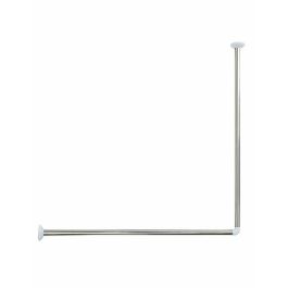 Tirnica kotna za kad zaveso 80x80 cm inox, TENDANCE