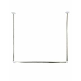 Tirnica kotna za kad zaveso 80x80x80 cm inox, TENDANCE