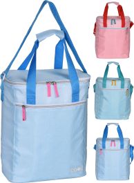 Torba hladilna roza, svetlo modra 16 l, 28x16x36 cm, Koop.