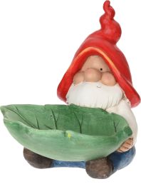 Figura vrtni palček z listom ( V 31cm x Š 27 cm ), Koop.
