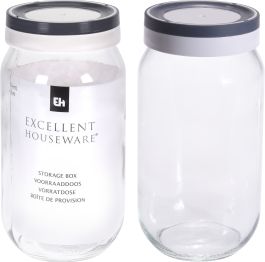 Doza steklena s pokrovom 1000ml
