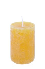 Sveča 6 x 9 Marble yellow, Bizz.