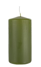 Sveča 6 x 12 Basic olive, Bizz.