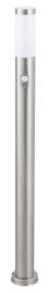 ZUNANJA TALNA SVETILKA INOX TORCH E27 1X60W h=1100mm S SENZORJEM