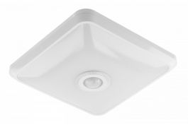SVETILKA stropna ITALIA LED 12W IP20 S SENZORJEM kvadratna