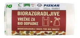 Vrečke nosilne BIORAZGRADLJIVE, 340 x 480 mm, 8l, 20/1 
