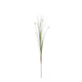Cvetje umetno Mica, trava bela, 84 cm, Edel.