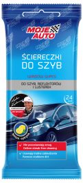 Robčki čistilni za avtomob. steklo,  24/1
