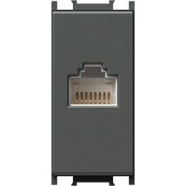 Vtičnica MODUL komunikacijska CAT5 RJ45 8/8 1M antracit
