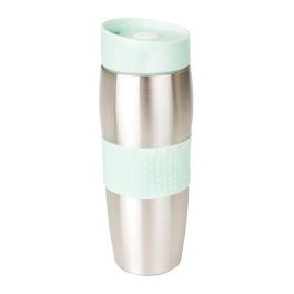 Lonček - kava za sabo 400ml z mint silik.obroč., inox, Daj.