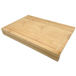 Deska z robom, 35x24x1cm, bambus
