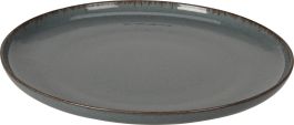 Krožnik plitev 27cm, siv, porcelan
