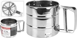 Lonček za posipanje sladkorja 10x9,5cm, inox 
