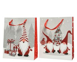 Darilna vrečka božična 12x30x42cm, Kaem.