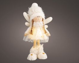 Figura angel punčka led 33cm, Kaem.
