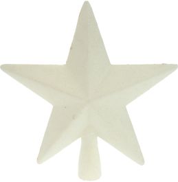 Zvezda za božično drevo bela  20cm, Koo.
