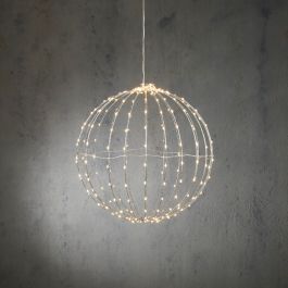 Krogla okrasna 260 led, toplo bela, fi 40 cm,  IP44, Edel.