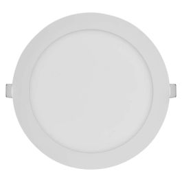 Panel LED, okrogel, vgradni 18W NW bel 1600lm 4000K 225x21mm IP40 A+