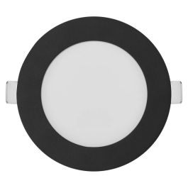 Panel LED črn vgradni NEXXO, okrogel 7W 450Lm 3CCT, IP40