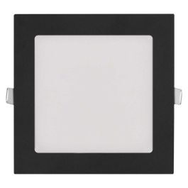 Panel LED črn vgradni NEXXO, kvadraten 12,5W 1000Lm 3CCT, IP40 Emos